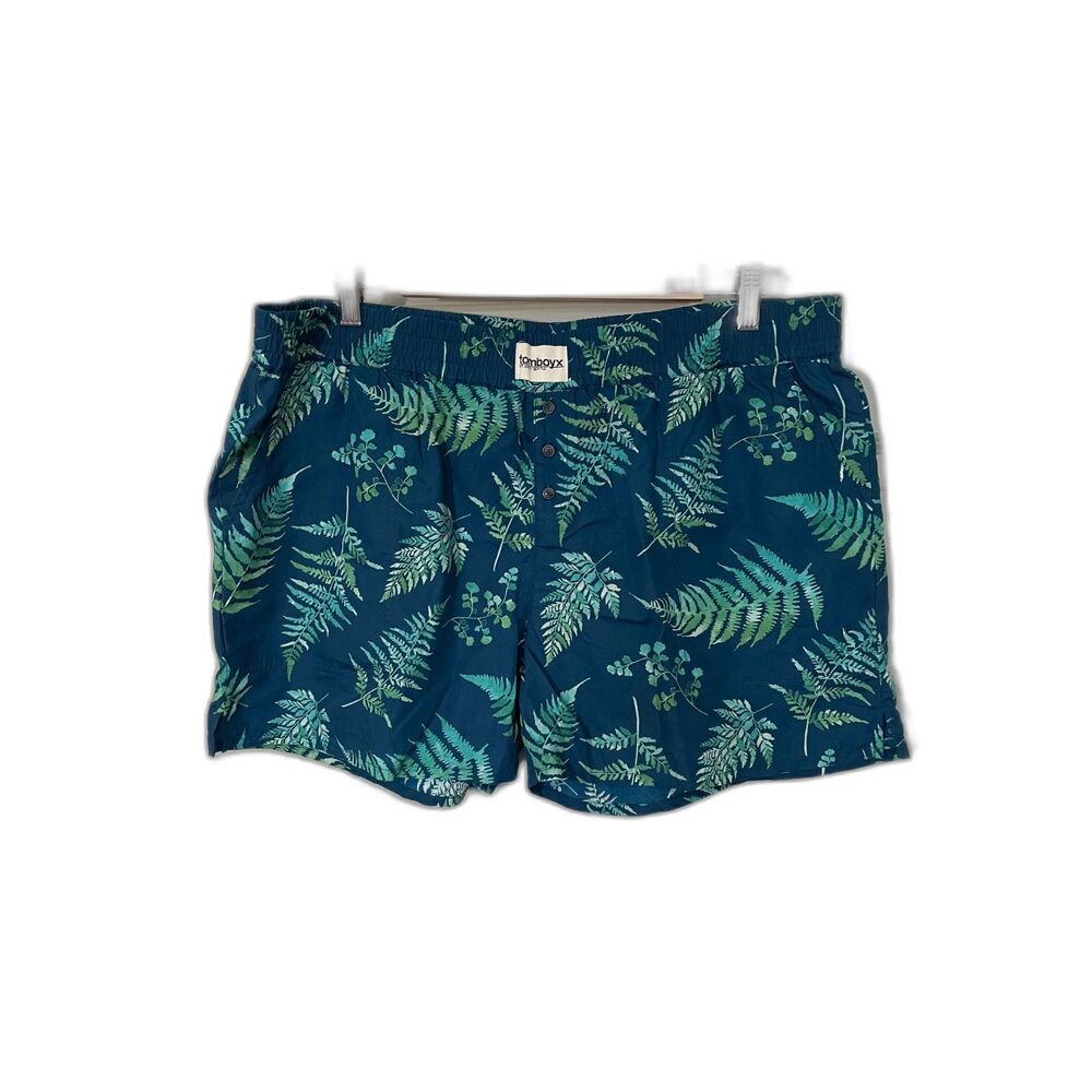 TomboyX fern print boxer shorts, size XL